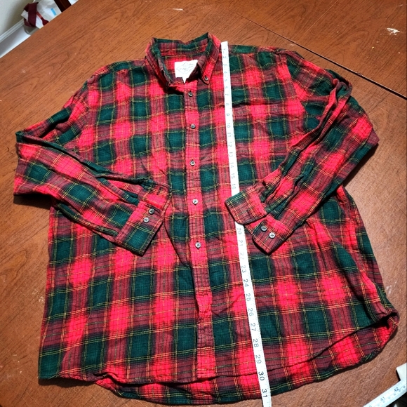 St. John's Bay Longsleeve Boston down shirt - Picture 2 of 4